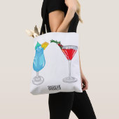 Tote Bag Illustration de cocktail (De près)