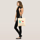 Tote Bag Illustration de cocktail (Devant (modèle))