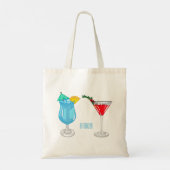 Tote Bag Illustration de cocktail (Dos)