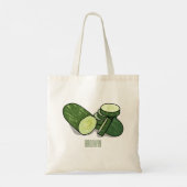 Tote Bag Illustration de combre (Dos)