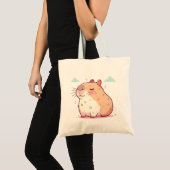 Tote Bag Illustration de Cute Capybara (Devant (produit))