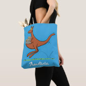 Tote Bag Illustration de dessin animé Cute kangaroo et koal (De près)