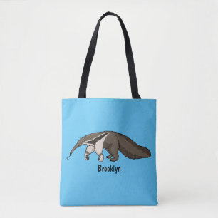 Tote Bag Illustration de dessin animé d'Anteater happy