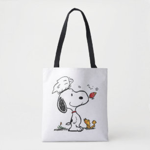 Tote Bag Illustration de dessin animé d'astronaute Beagle m