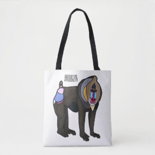 Tote Bag Illustration de dessin animé Mandrill