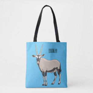 Tote Bag Illustration de dessin animé Oryx