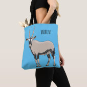 Tote Bag Illustration de dessin animé Oryx (De près)
