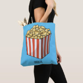 Tote Bag Illustration de dessin animé Popcorn (De près)
