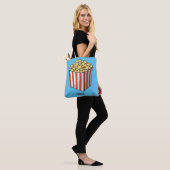 Tote Bag Illustration de dessin animé Popcorn (Sur le modèle)