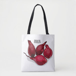Tote Bag Illustration de dessin animé Shallot