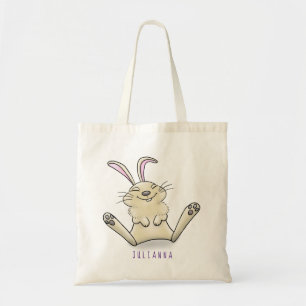 Tote Bag Illustration de dessin de lapin lapin mou