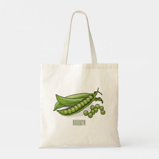Tote Bag Illustration de dessin de pois (Dos)