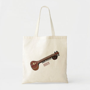 Tote Bag Illustration de dessin de Sitar
