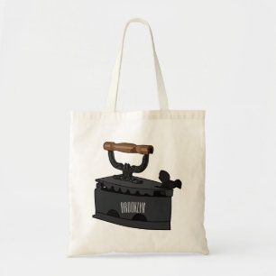 Tote Bag Illustration de dessin en fer de Charbon