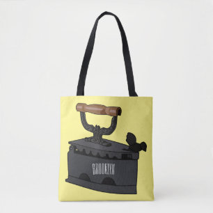 Tote Bag Illustration de dessin en fer de Charbon