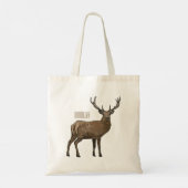 Tote Bag Illustration de dessin sur le cerf (Dos)