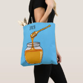 Tote Bag Illustration de dessin sur le miel (De près)