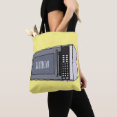 Tote Bag Illustration de dessin sur micro-ondes (De près)