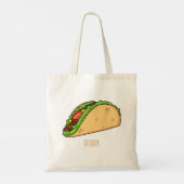 Tote Bag Illustration de dessin sur Taco (Dos)