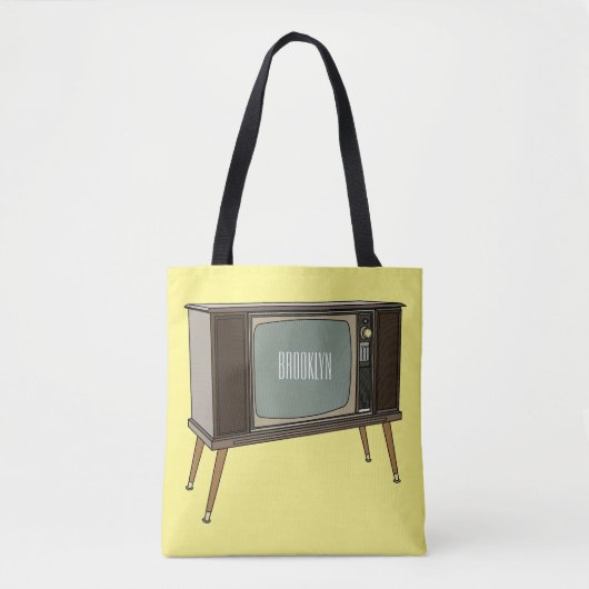 Tote Bag Illustration de dessin télévisé (Devant)