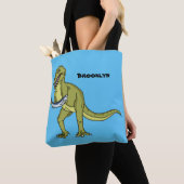 Tote Bag Illustration de dinosaure T rex drôle (De près)