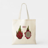 Tote Bag Illustration de dragon fruit (Dos)