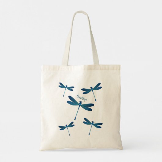 Tote Bag Illustration de dragonfly (Dos)