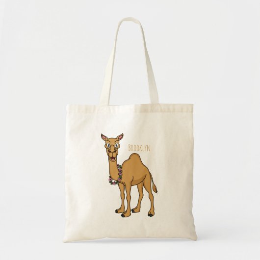 Tote Bag Illustration de dromadaire (Devant)