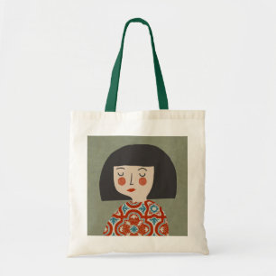 Tote Bag Illustration de fille