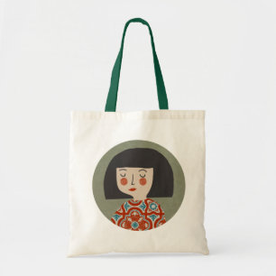 Tote Bag Illustration de fille