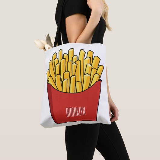 Tote Bag Illustration de frites (De près)