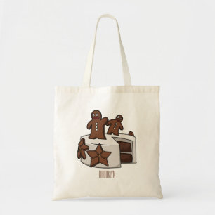 Tote Bag Illustration de gâteau de pain d'épices