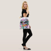 Tote Bag Illustration de graffiti avec lettres de graffitis (Sur le modèle)
