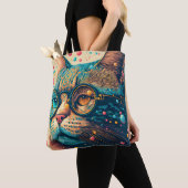Tote Bag Illustration de gros plan de chat Kitty (De près)