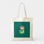 Tote Bag Illustration de hérisson souriant (Dos)