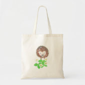 Tote Bag Illustration de hérisson souriant (Devant)