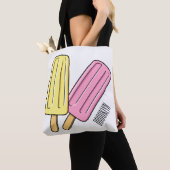 Tote Bag Illustration de Ice pop (De près)