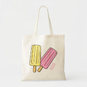 Tote Bag Illustration de Ice pop (Devant)