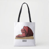 Tote Bag Illustration de jambon (Devant)
