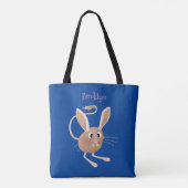 Tote Bag Illustration de jerboa aux longues oreilles (Dos)