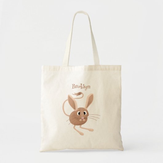 Tote Bag Illustration de jerboa aux longues oreilles (Devant)