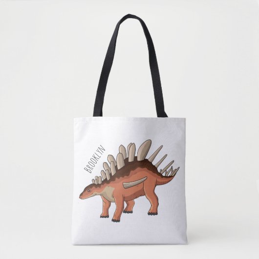 Tote Bag Illustration de Kentrosaurus (Devant)