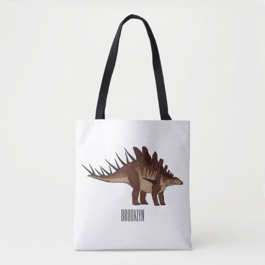 Tote Bag Illustration de Kentrosaurus (Devant)