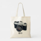 Tote Bag Illustration de la caméra (Dos)