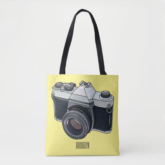 Tote Bag Illustration de la caméra (Devant)