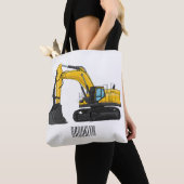 Tote Bag Illustration de la pelle Crawler (De près)