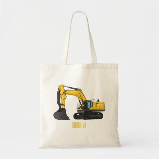 Tote Bag Illustration de la pelle Crawler (Devant)
