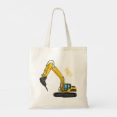 Tote Bag Illustration de la pelle de rupture (Dos)