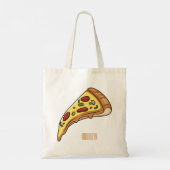 Tote Bag Illustration de la pizza (Dos)