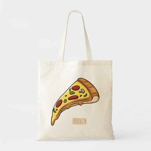 Tote Bag Illustration de la pizza (Devant)